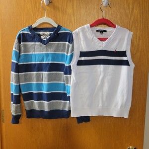Nautica/Children's Place Boys Bundle Sweater/Vest Size 6